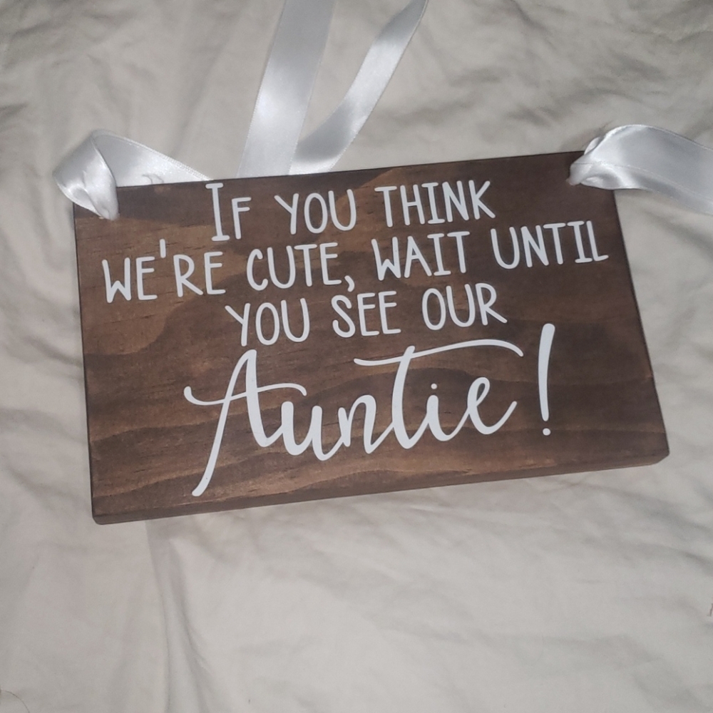 Funny Ring Bearer Sign